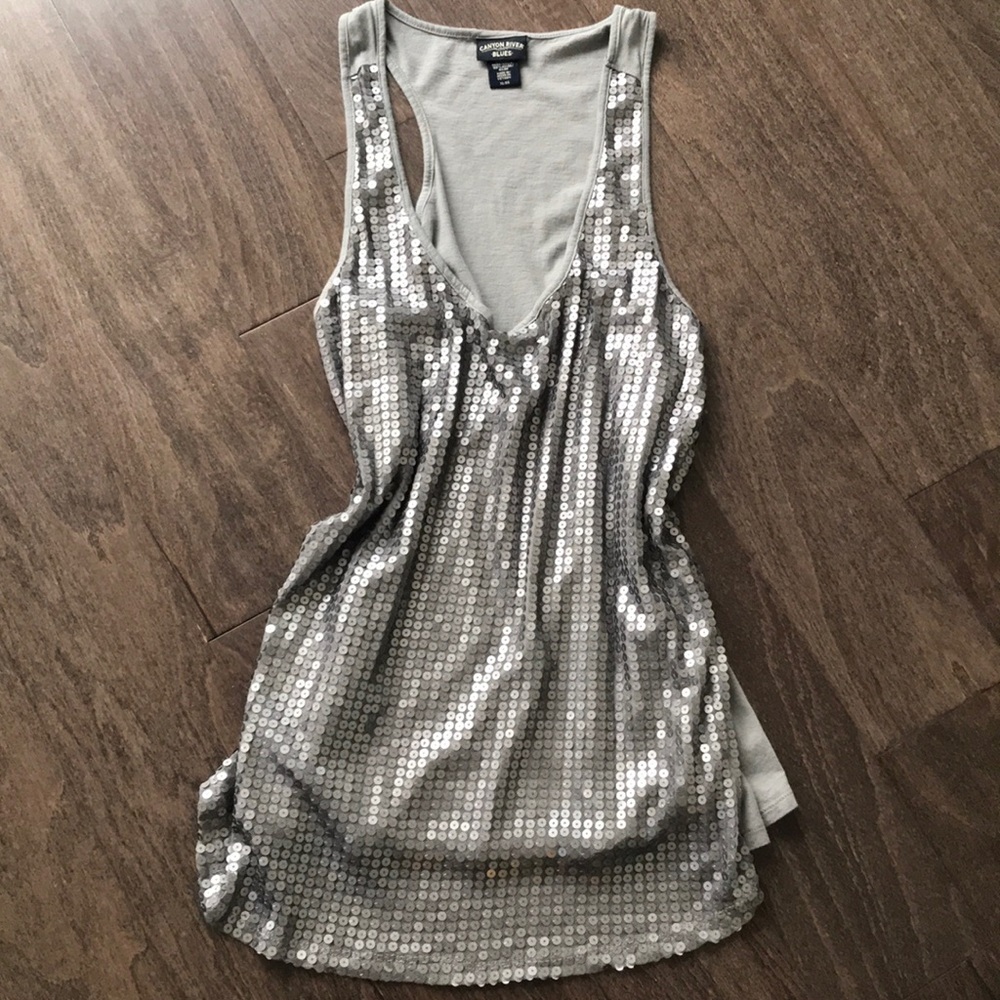 Sequin Tank Top